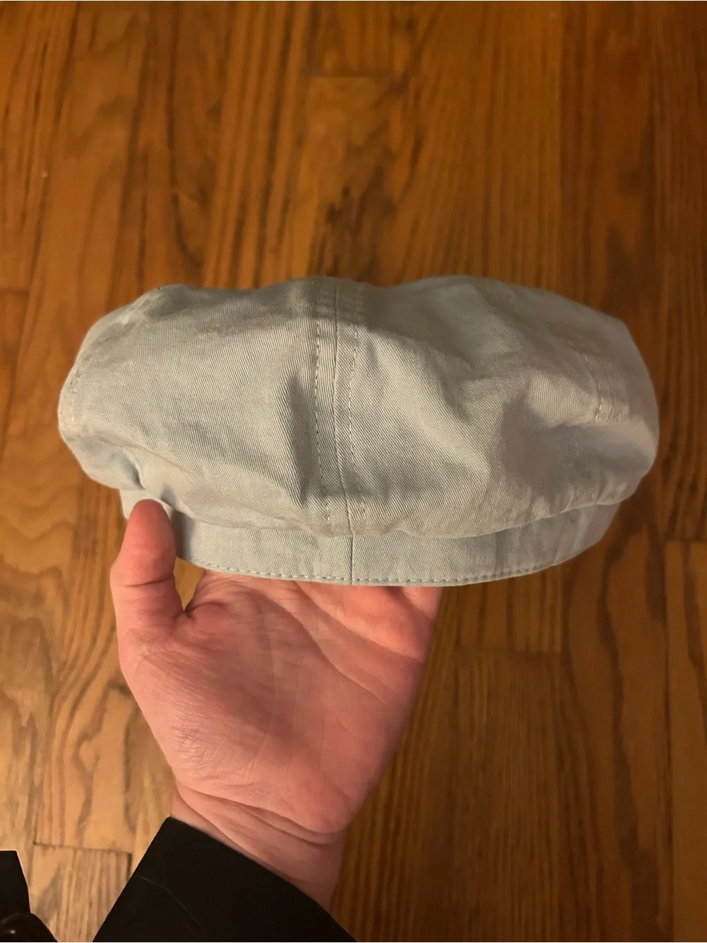 Light Gray Women's Soft Cotton Newsboy Cap